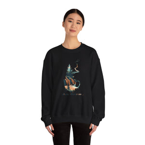 Caffeine and Evergreens™ Unisex Crewneck Sweater